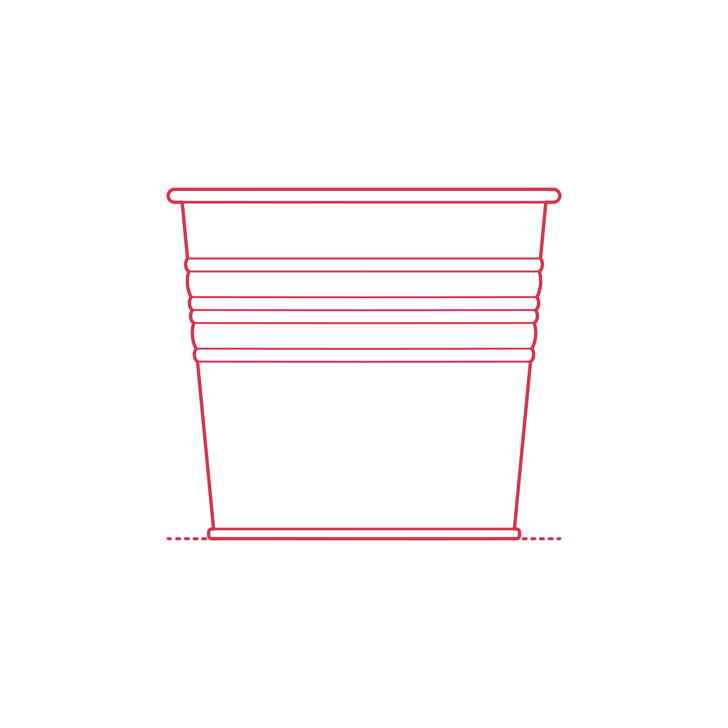 Objects Plant Pots Ikea Socker Plant Pot Small Line Tracing Svg Vector Free Vectors
